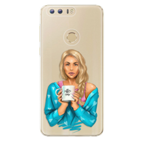 Plastové puzdro iSaprio - Coffe Now - Blond - Huawei Honor 8