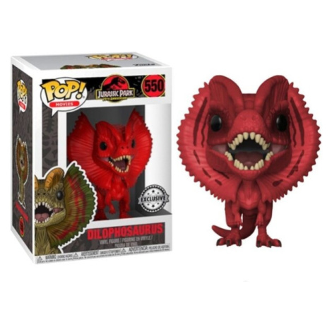 Funko POP! #550 Filmy: Jurassic Park - Dilophosaurus Red (Special)