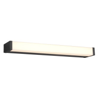Matne čierne LED nástenné svietidlo (dĺžka 42 cm) Fabio - Trio