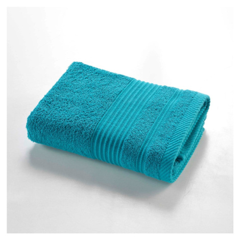 Modrý froté bavlnený uterák 50x90 cm Tendresse – douceur d'intérieur