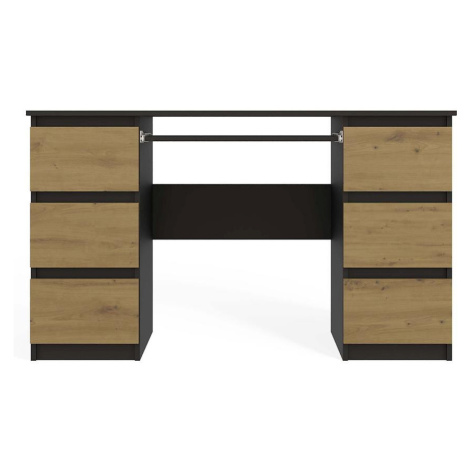 Písací stôl Kuba Antracit/Artisan Antracit MERKURY MARKET