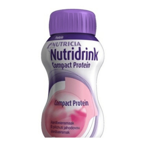 NUTRIDRINK Compact protein s jahodovou príchuťou 24 x125 ml