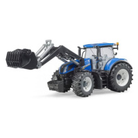 BRUDER 03121 Traktor New Holland T7.315 s čelným nakladačom