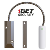 iGET SECURITY EP21 - Bezdrátový magnetický senzor pro železné dveře/okna/vrata pro alarm i