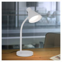 JUST LIGHT. LED stolová lampa Pixie, plast, biela