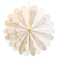 Hviezda Marigold ako závesná lampa biela Ø 60 cm