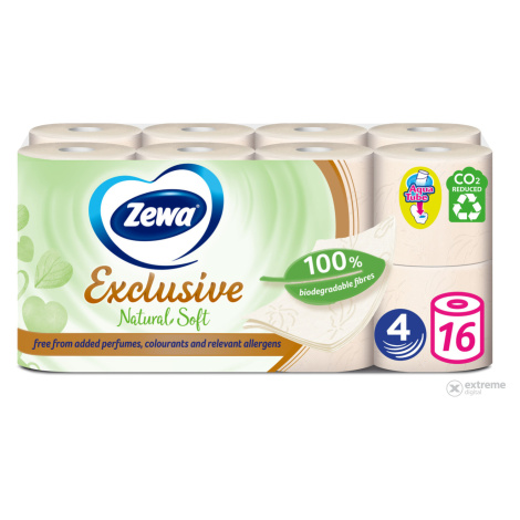 Zewa Deluxe Natural Soft toaletný papier  4 vrst.16ks