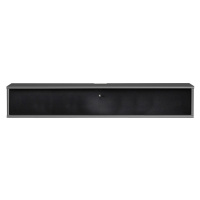 Čierno-antracitový TV stolík 133x22 cm Mistral – Hammel Furniture