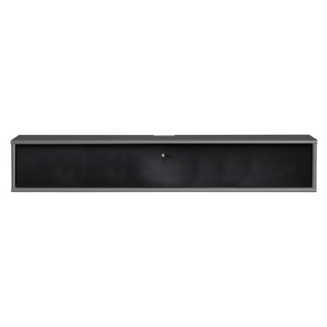 Čierno-antracitový TV stolík 133x22 cm Mistral – Hammel Furniture