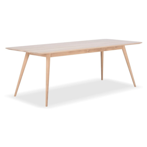 Jedálenský stôl z masívneho dubového dreva Gazzda Stafa, 220 × 90 cm
