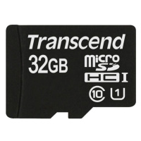 TRANSCEND MicroSDHC karta 32GB Premium, Class 10 UHS-I 300x, bez adaptéra