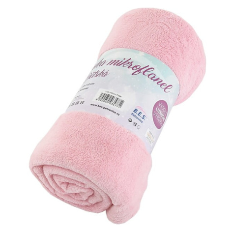 Ružová detská deka z mikroflanelu 110x140 cm Exclusive – B.E.S.