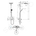HANSGROHE HANSGROHE - Pulsify S Sprchový set s termostatom, priemer 26 cm, 3 prúdy, chróm 242200