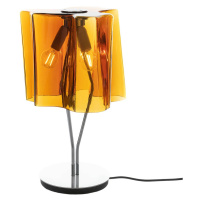 Stolná lampa Artemide Logico 44 cm tabak/chróm