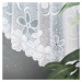 Biela žakarová záclona RENATA 350x110 cm