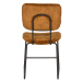 Okrovožlté zamatové jedálenské stoličky v súprave 2 ks Dez – LABEL51