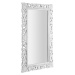 SCULE zrkadlo v ráme, 80x150cm, biela IN328