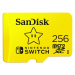 SanDisk MicroSDXC 256GB karta pre Nintendo Switch (R:100/W:90 MB/s, UHS-I, V30, U3, C10, A1) lic