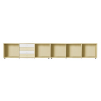 Svetložltá nízka komoda 267x61 cm Mistral – Hammel Furniture