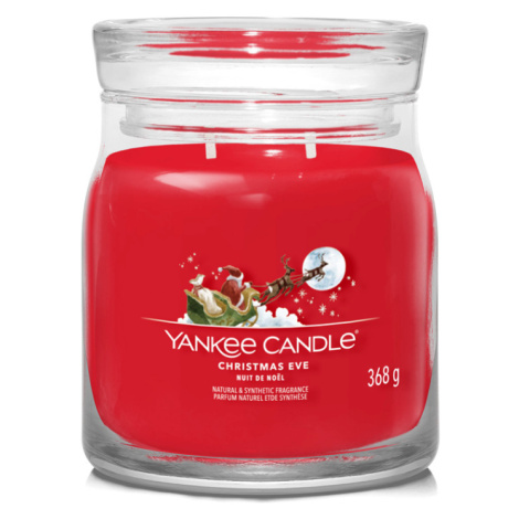 YANKEE CANDLE Signature Vonná sviečka stredná 2 knôty Christmas Eve 368 g