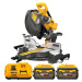 DEWALT 54V XR FLEXVOLT Aku pokosová píla kotúč 305 x 30 mm, 2x 9,0 Ah DCS781X2-QW