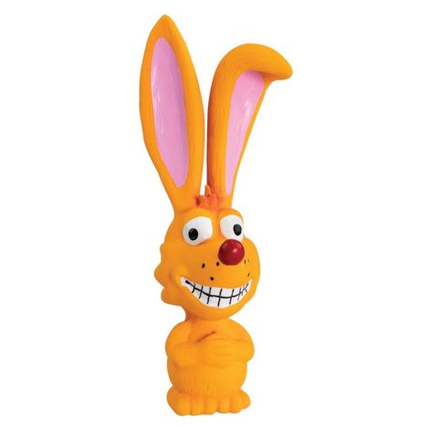 HIP HOP Latexová hračka oranžová  - dlhé uši - 1ks