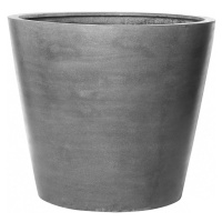 Kvetináč Jumbo Bucket, farba sivá, viac veľkostí - PotteryPots Velikost: S - v. 73 cm, ⌀ 83 cm