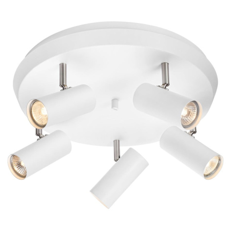 Biele stropné svietidlo Markslöjd Torino Ceiling White 5L