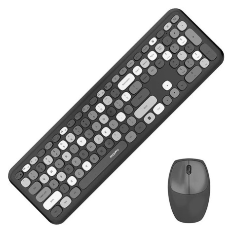 Klávesnica Wireless keyboard + mouse set MOFII 666 2.4G (Black)