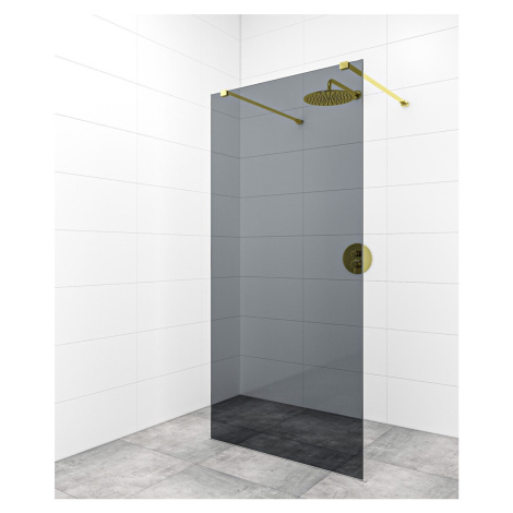Sprchová zástena Walk-in 110 cm SAT vo farbe profilu zlatá SATBWI110KSZAVZ