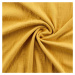 Žlté predĺžené mušelínové obliečky na dvojlôžko 220x240 cm Angelia – douceur d'intérieur