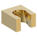 Držiak na sprchu štvorcový, masívny, matne zlatý 1205-14GB