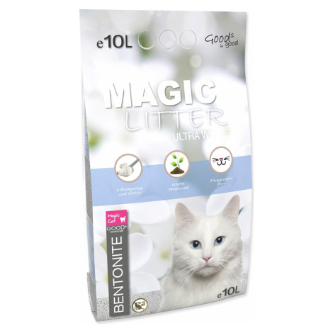 Podstielka Magic Litter Bentonite Ultra White 10L MAGIC CAT