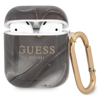 Obal Guess GUA2UNMK AirPods cover black Marble Collection (GUA2UNMK)