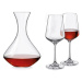 Crystalex SANDRA set karafa a poháre na víno (1 + 2)