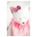 Plyšová mačička Attrape-Rêves Doudou et Compagnie ružová 20 cm v darčekovom balení od 0 mes