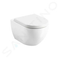 RAVAK - Chrome Závesné WC Uni Rim, biela X01516