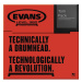 Evans ETP-G1CLR-F G1 Clear Tom Pack - Fusion