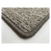 Kusový koberec Alassio hnědý čtverec - 100x100 cm Vopi koberce