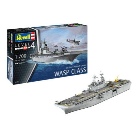 ModelSet loď 65178 - Assault Carrier USS WASP CLASS (1:700)