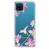 Odolné silikónové puzdro iSaprio - Purple Orchid - Samsung Galaxy A12
