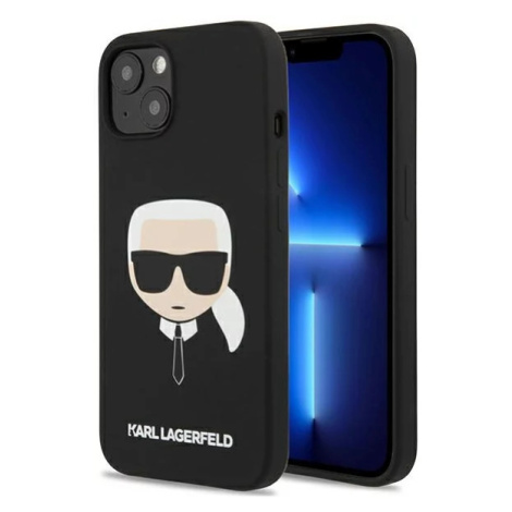 Kryt Karl Lagerfeld KLHCP13SSLKHBK iPhone 13 mini 5,4" black hardcase Silicone Karl`s Head (KLHC