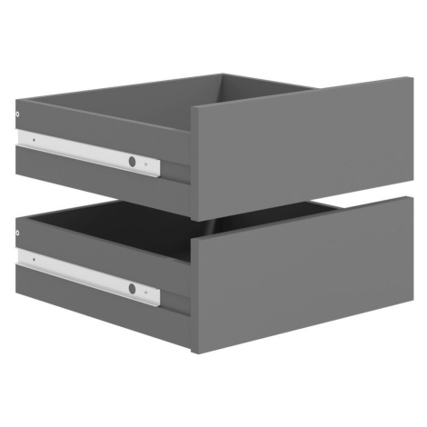 Xora ZÁSUVKOVÝ DIEL, sivá, 44/38/41,5 cm