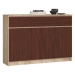 Expedo Komoda KLARIS, 138x99x40, dub sonoma/wenge