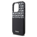 DKNY PU Leather Repeat Pattern Card Pocket Zadný Kryt pre iPhone 15 Pro Black