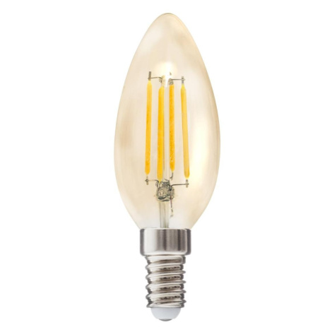 LED žiarovka Flame Straight 2W E14 teplá biela DekorStyle