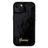 Guess Sequin Script Logo Apple iPhone 15 Plus GUHCP15MPSFDGSK Black