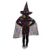 Detský plášť čarodejnica s klobúkom