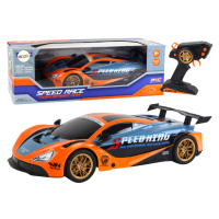 mamido  Auto na diaľkové RC ovládanie Speed ​​King 1:10 oranžové