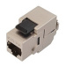 Zásuvka dátová RJ45 samorezný keystone CAT5E STP RJ45 SXKJ-5E-STP-BK-SA (SOLARIX)